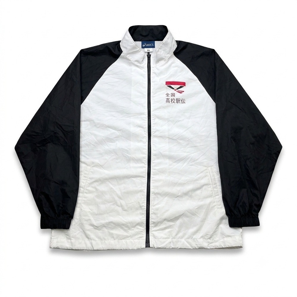 ASICS All Japan Inter-High School Ekiden Staff Running Windbreaker Jacket XL XF